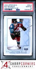 2002 UPPER DECK COLLECTOR'S CLUB #NHL4 RAY BOURQUE HOF PSA 10