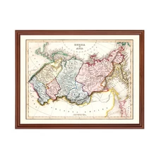 Old Map of Russia 1832 - Vintage Russia Art Wall Decor