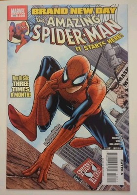 The Amazing Spider-Man #546,Brand New Day,1st Full App. Mr. Negative VF/VF+