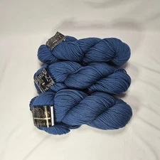 Cascade 220 Peruvian Highland Wool yarn, Color 8339, Marine, Lot of 3 skeins