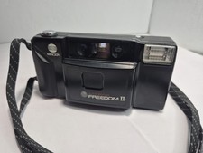 Vintage Minolta Freedom II 35mm Camera - Black - Tested -
