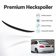 Aerodynamischer P?Style Heckspoiler gl�nzend schwarz F�r BMW E82 E88 07?13