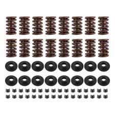 64pcs Valve Springs Kit W Steel Retainers Locks For Chevy Sbc 350400z28