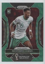2022 Panini Prizm World Cup Qatar Green Wave Prizm Mohamed Kanno #214 0xm9
