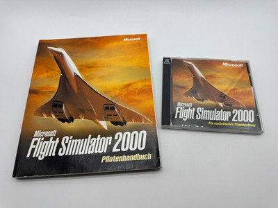 Microsoft Flight Flug Simulator 2000 Pilotenhandbuch PC Spiel