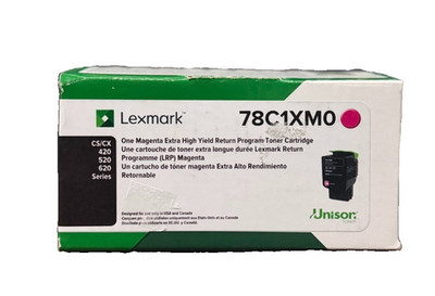 NEW Lexmark 78C1XM0 Magenta Ultra High-Yield Genuine Toner Cartridge ITEM SEALED
