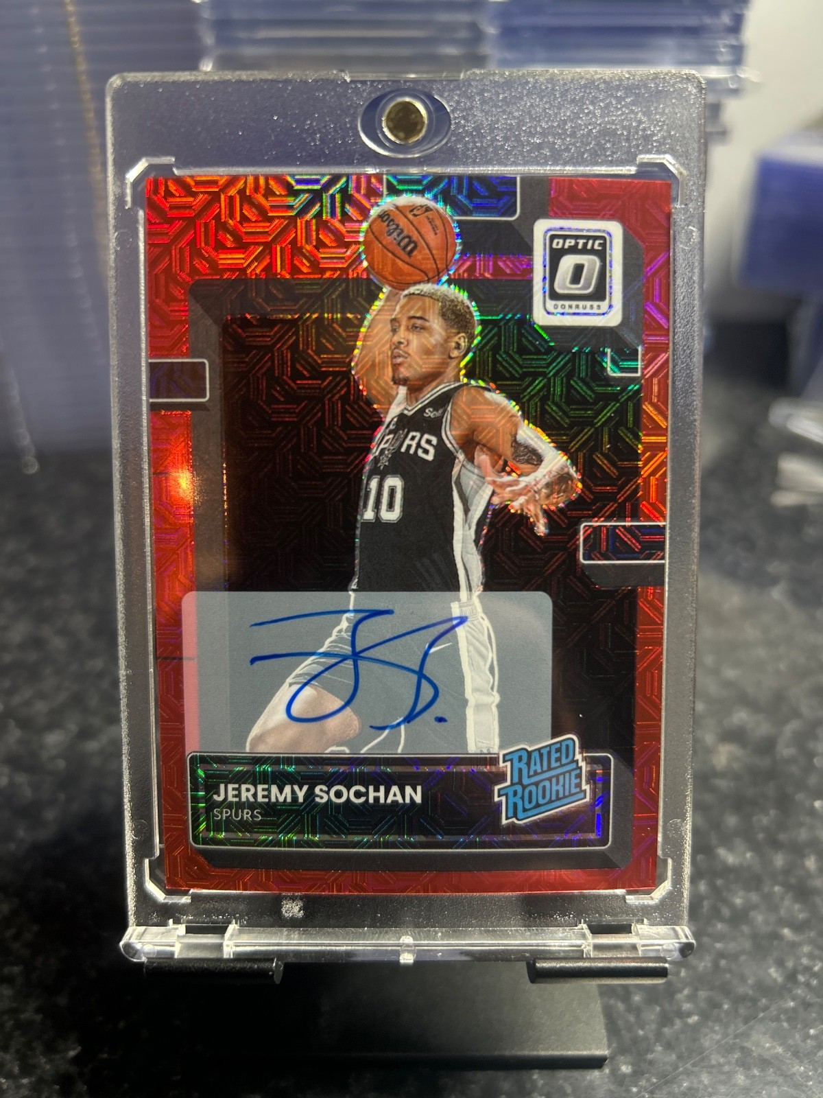 2022-23 Panini Donruss Optic - Rated Rookie Jeremy Sochan #236 Choice Prizm...