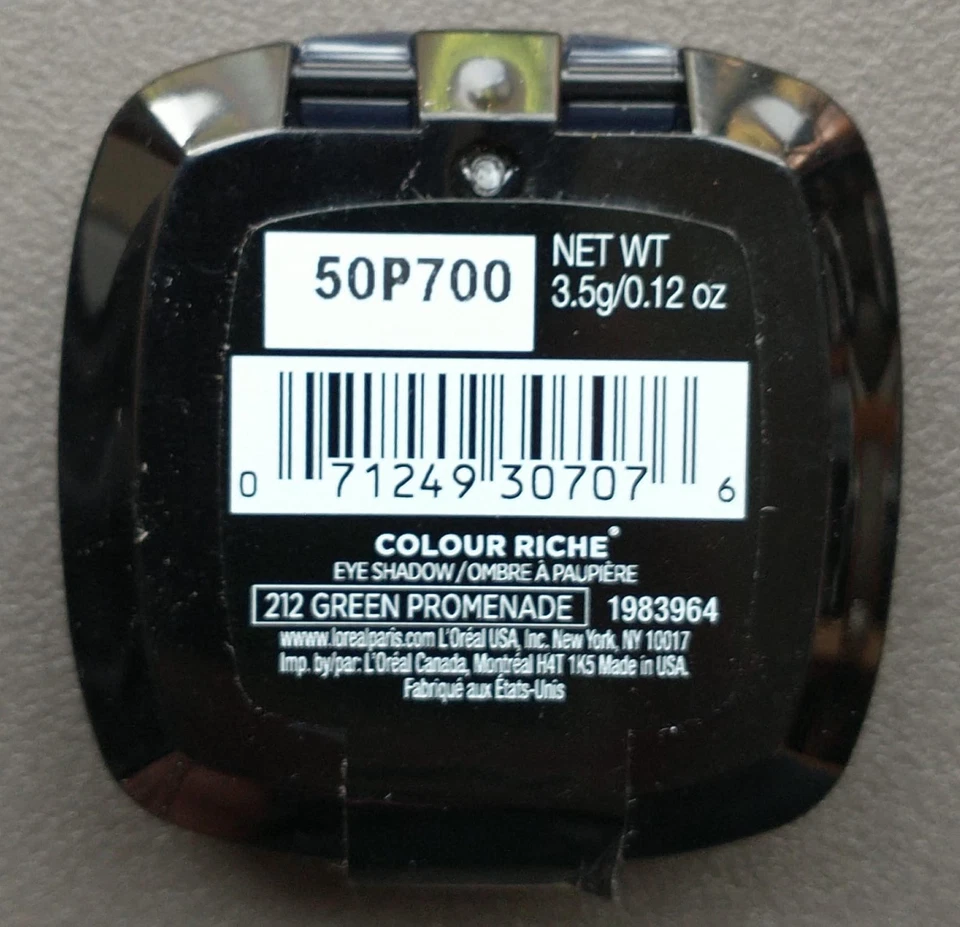 Set of 2 L'Oreal Paris Colour Riche Mono Eyeshadow Greene Pomade #212 - Image 2 of 2