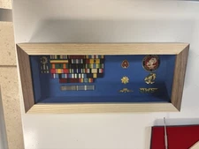 Solid Wood Frame With USMC Aviation  Officer Lot Of 10