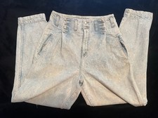 Gitano Vtg 80s Acid Wash Jeans Tapered Leg High Rise Denim Women 9/10