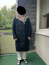 Schwarzer südwestafrikanischer SWAKARA Persianer Mantel gr. 42