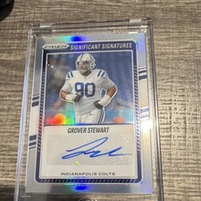 Panini 2025 Prizm Significant Signatures Grover Stewart Auto Colts #SSI-GST