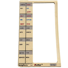 Keyboard Function Key Templates Overlay Symphony Lotus IBM Computer Vintage