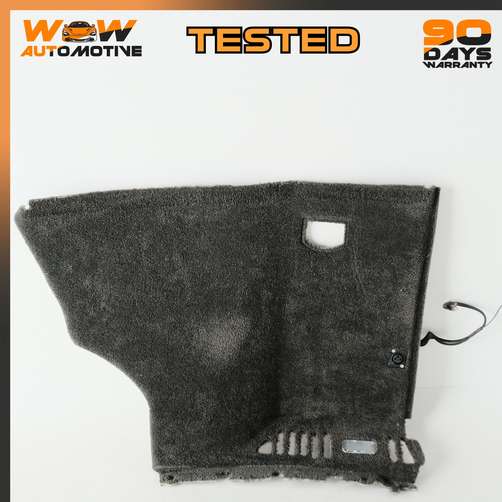 06-13 BENTLEY CONTINENTAL FLYING SPUR REAR LEFT TRUNK PANEL TRIM COVER OEM