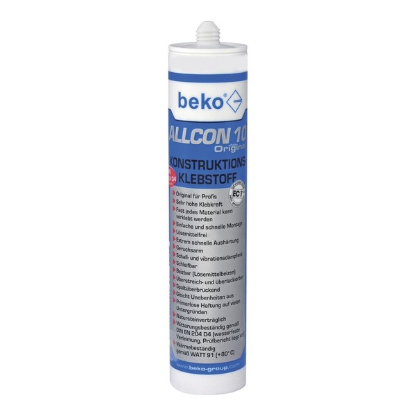 Konstruktionskleber Allcon 10, Universeller, Frostsicherer Montagekleber, 310 Ml-image