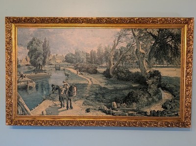 John Constable - Flatford Mill Druck mit schönem Rahmen - 120 cm x 70 cm gerahmt
