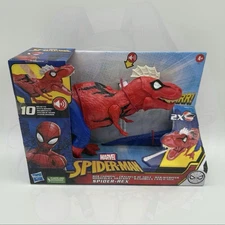Marvel Spider-Man Web Chompin' Spider-Rex T-Rex 16-Inch Action Figure w/ Sounds