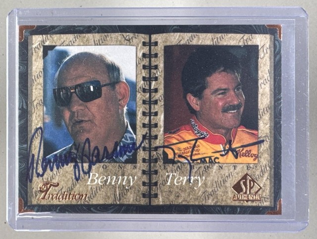 1998 Upper Deck SP Authentic Nascar Traditions BENNY PARSONS TERRY LABONTE AUTO