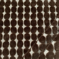 1.1.5m Harlequin Henry Holland Curtain Fabric LOOPY SPOT VELVET ~ CHOCOLATE