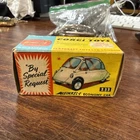 Vintage Corgi Toys #233 Red Heinkel 1 Bubble Economy Car Diecast w/Box