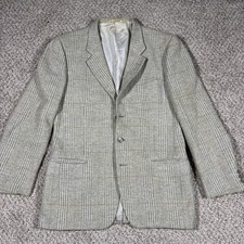 VTG Valentino Uomo Made In Italy Blazer 48R Pura Lana Vergine Wool