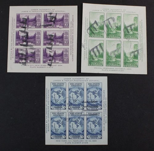 CKStamps: US Stamps Collection Scott#750 751 735 Used