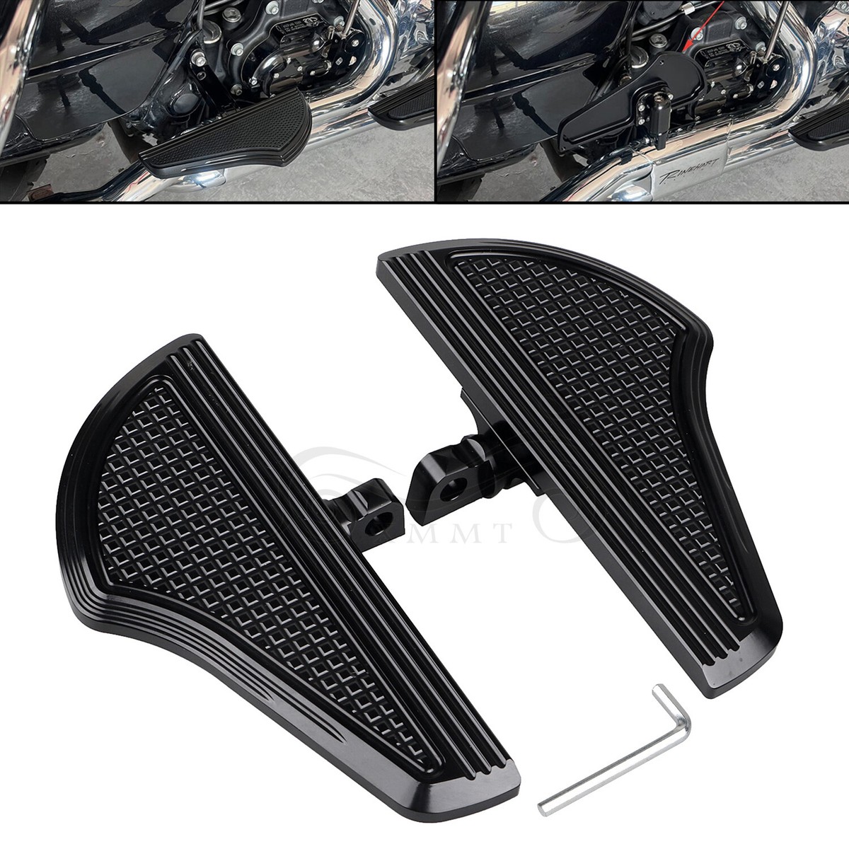 Defiance Rear Passenger Floorboards Footboard Fit For Harley Defiance Rear Passenger Floorboards Footboard Fit For Harley