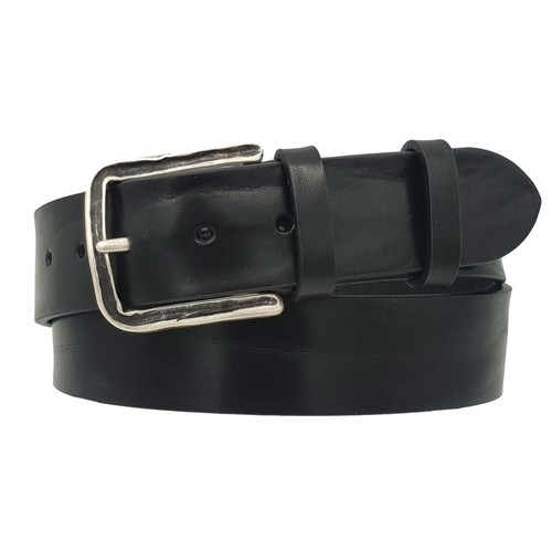 Cintura in vero cuoio di toro Plissettato 4 cm con fibbia lavorata Nichel free - Imagen 4 de 27