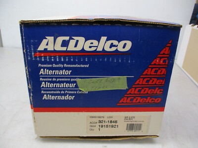 Reman AC Delco Alternator 321-1845 GM 19151921 | eBay