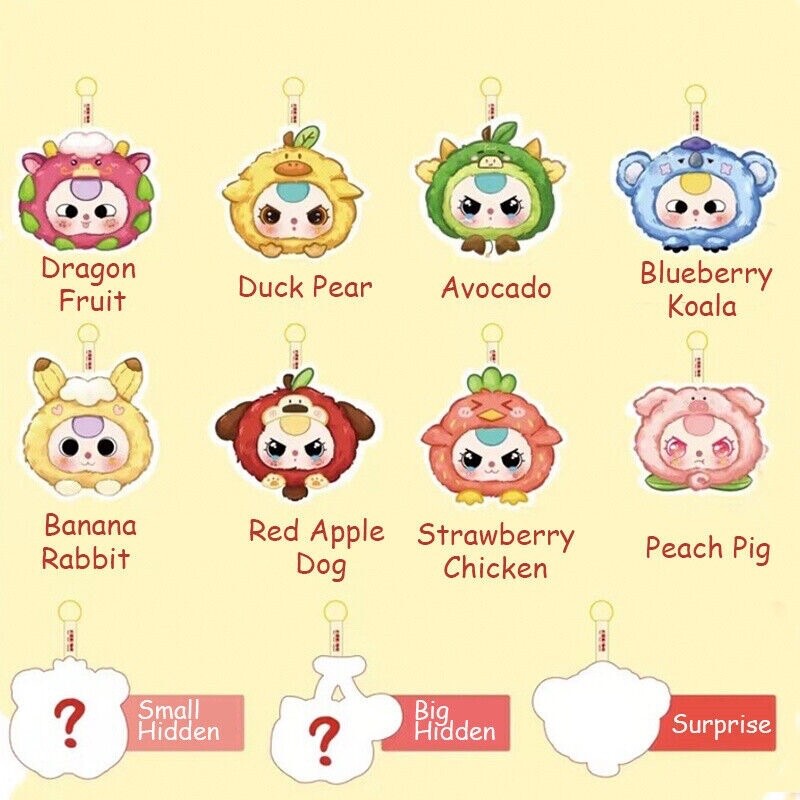 BABY THREE Really Love You Series Plush Blind Box Authentic dargon