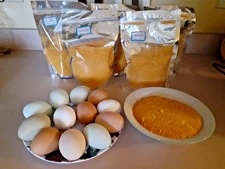 Dehydrated  Raw Whole Eggs 1 Dozen Pantry Survival 5+oz Net Weight free range