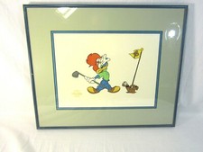 1991 Woody Woodpecker Walter Lantz Sericell 18th Hole W Coa 1991 Woody Woodpecker Walter Lantz Sericell 18th Hole W Coa