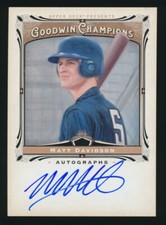 2013 UD Goodwin Champions AUTOGRAPHS -MATT DAVIDSON (Baseball Prospect)