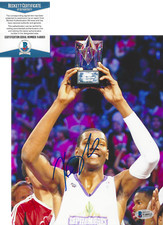 KEVIN DURANT BROOKLYN NETS SIGNED AUTHENTIC 8x10 PHOTO NBA BECKETT COA BAS