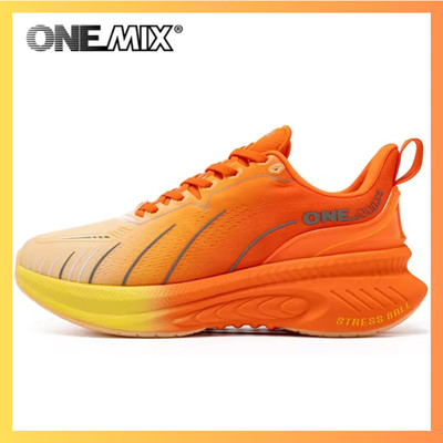 ONEMIX New Cushioning Running Shoes For Men Heavy Runners Lace Up Sports Outdoor
