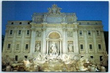 Postcard - Trevi Fountain - Rome, Italy