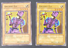 Yugioh TCG - 2x Ancient Elf - SDY-024 - NM/LP - Unl - Vintage 2002 - Monster