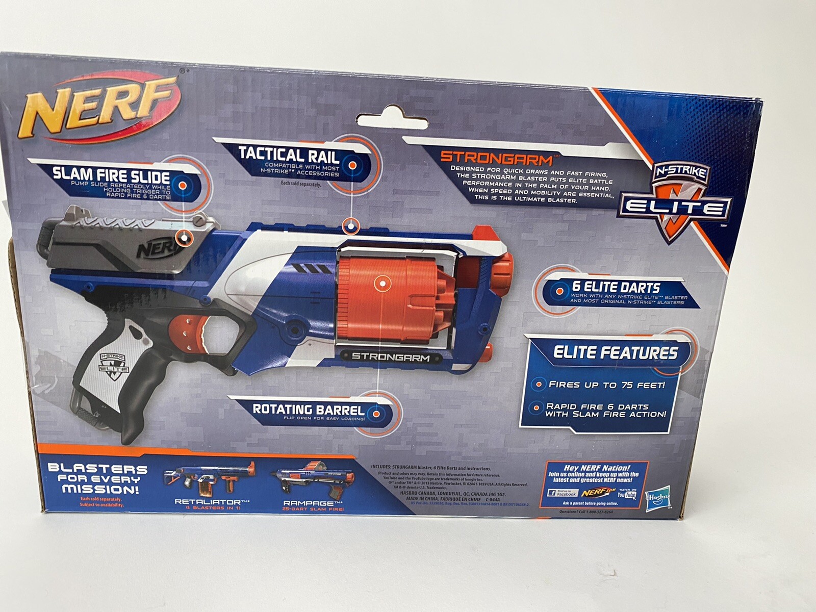 nerf strongarm accessories