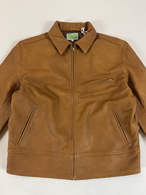 英国製 40'S LVC LEATHER SPORTS JACKET LEVIS VINTAGE CLOTHING LVC 1940'S LEATHER COAT CARAMEL BROWN