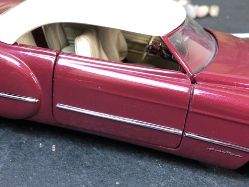 Imperfect 1:24 Diecast Franklin Mint BURGUNDY BOYD ELDOROD + COA (No Box) - Picture 11 of 24