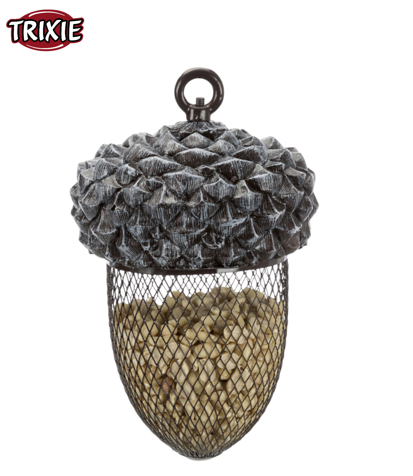 TRIXIE WILD BIRD FOOD FEEDER ACORN DESIGN NUT HANGING GARDEN FEEDER 22 X 14 CM