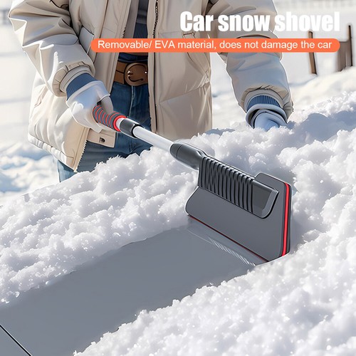 Car Windshield Wiper Snow Removal Brush Removable Snow Shovel Extendable Tool - Picture 23 of 23