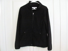PRE-OWNED BOYS SIZE L BLACK FLEECE L/S BOY'S JACKET