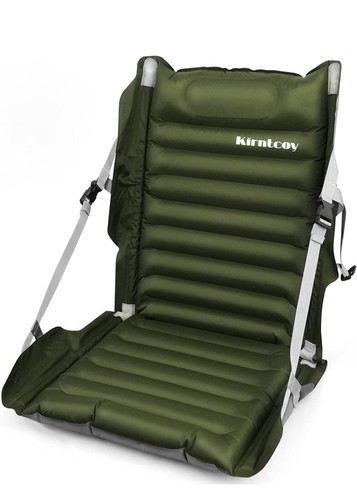 Kirntcoy Cuscino Sedile, Cuscino Sedile Autogonfiabile ad Aria con Pompa Integrata, Li...