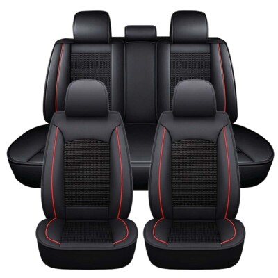 For Dodge Dart 2013-2016 Car Full 5 Seat Cover Front Leather Cushion Protector