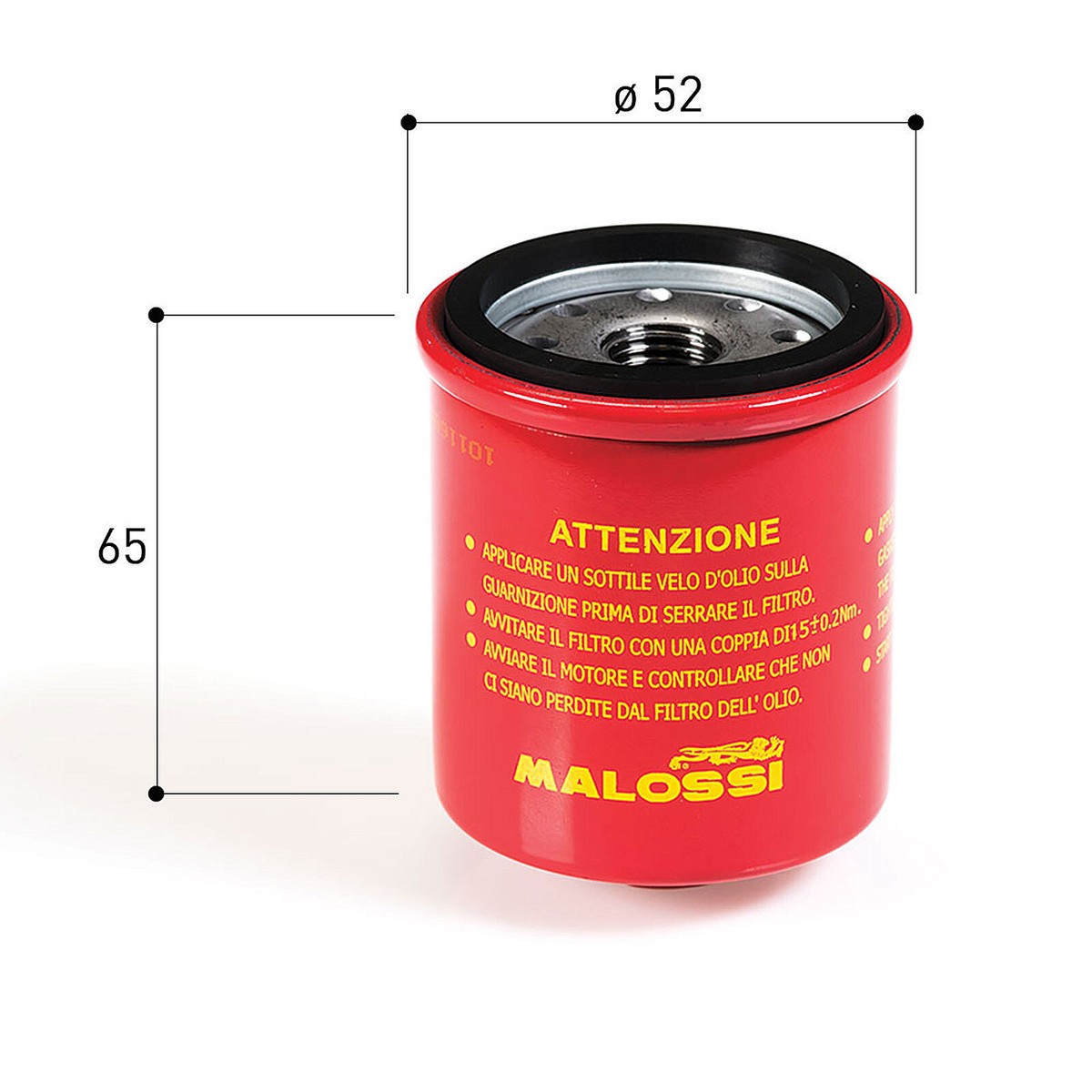MF1842 Oil Filter Malossi Red Vespa LX S GTS Super Sport HPE