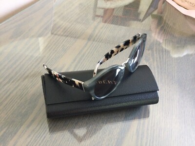 BURBERRY Sonnenbrille grau Zweige Leopard beige/schwarz sehr guter Zustand