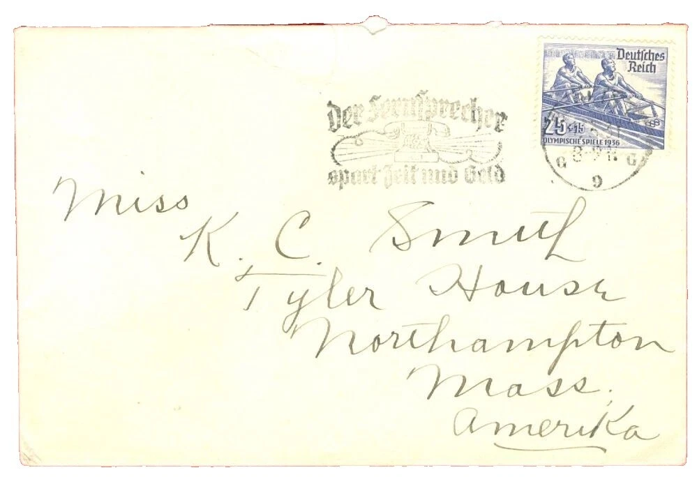 Used Slogan Cancel Cover German & Colonies Stamps