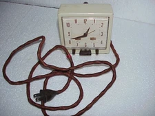Vintage Westclox Electric Clock Model TSI with Timing Attachment parts repair C