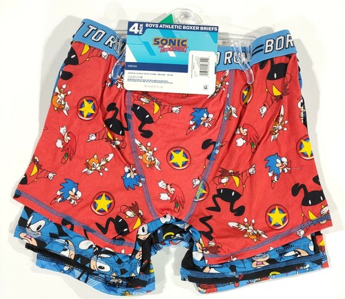 Boys Medium 8 Sonic the Hedgehog Boxer Briefs Underwear Tails Dr Robotnik Gift - Picture 7 of 7